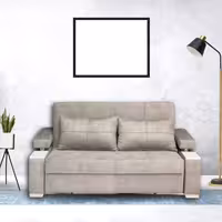 مبل تختخواب شو 2 نفره مدل رایکا دسته کنسولی