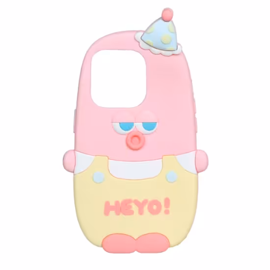 قاب گوشی سیلیکونی Heyo عروسکی برای iPhone 15 Pro /14 Pro /13 Pro