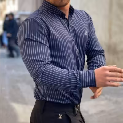 پیراهن مردانه راه راه