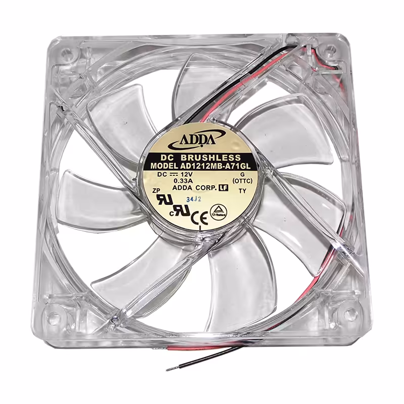 فن کیس شیشه ای 120 میلی متری ADDA