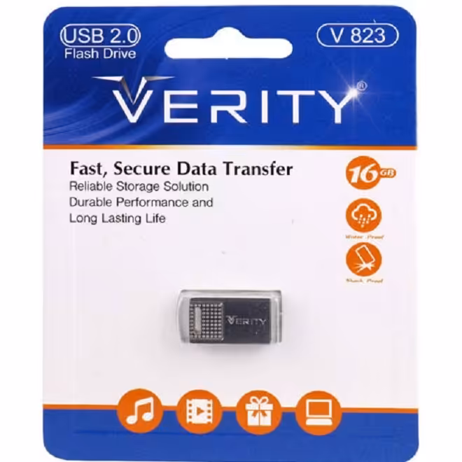 فلش وریتی VERITY مدل V-823 ظرفیت 16 گیگابایت