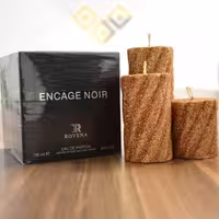 عطر روونا مدل Encage noir مشابه( لالیک انکر نویر مشکی)  پلمپ و دارای روکش