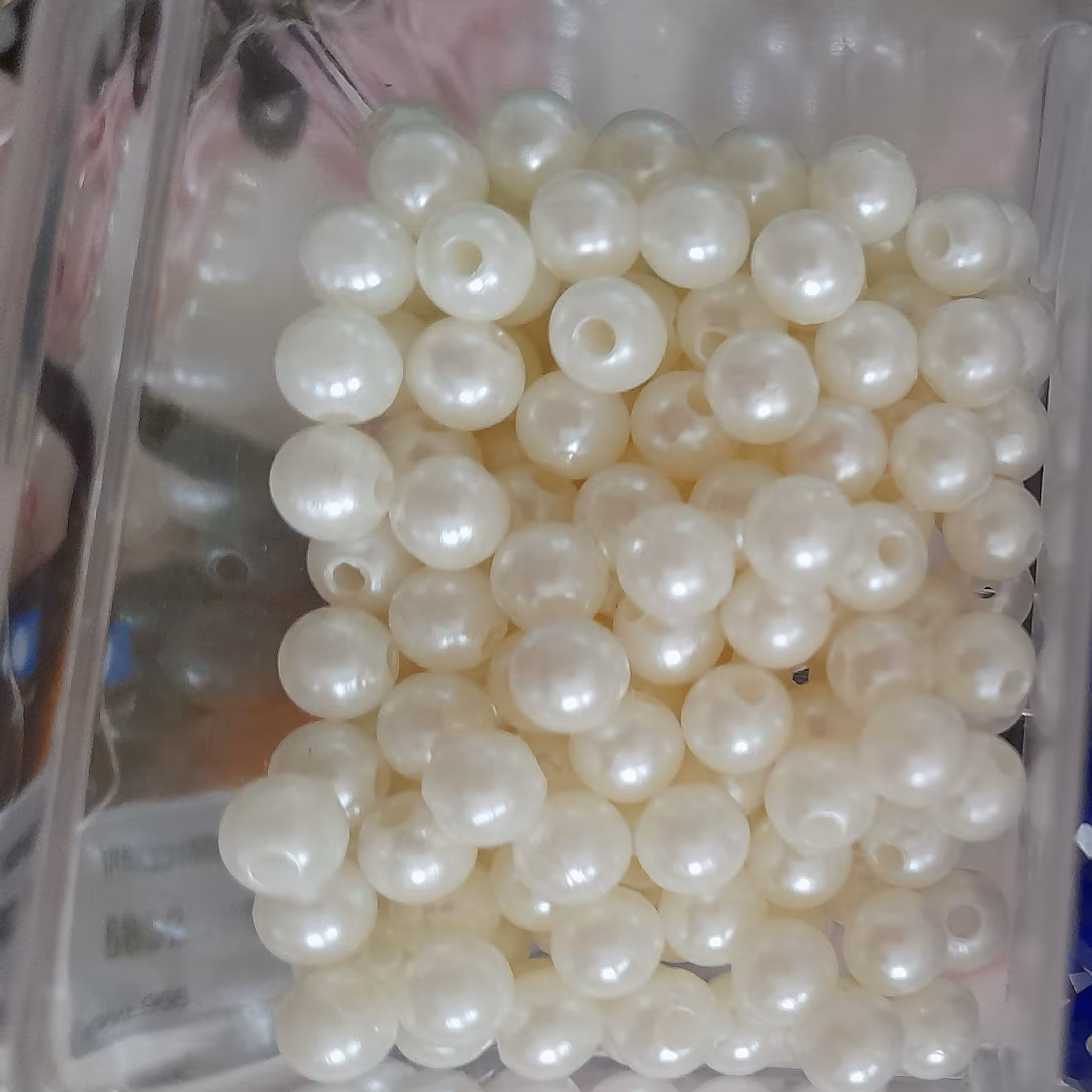 ریسه مروارید شیری سایز 6 