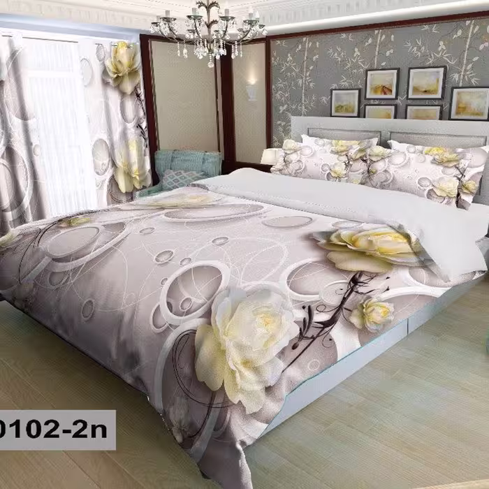 سرویس روتختی 1 نفره تنسل چاپی برندترک لند (Turk Land)  کد rs z 102