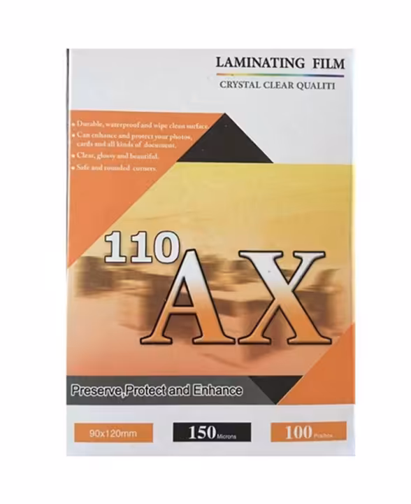 طلق پرس آ ایکس 150 میکرون سایز 12×9 سانتی متر بسته 100 عددی