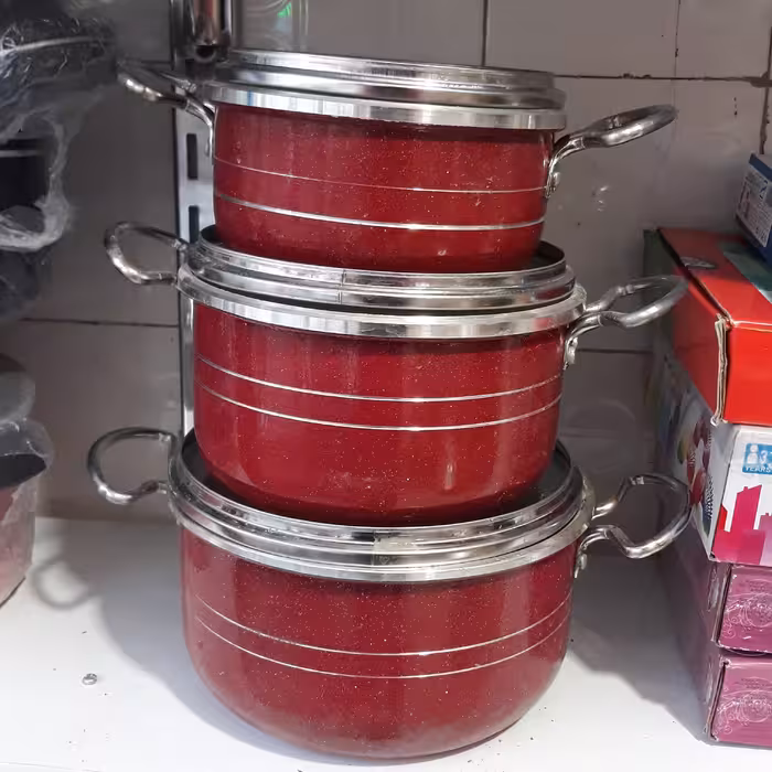 سرویس قابلمه دسته فلزی