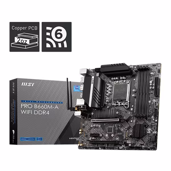 مادربرد ام اس آی مدل PRO B660M-A WIFI DDR4 - پردیس پازار
