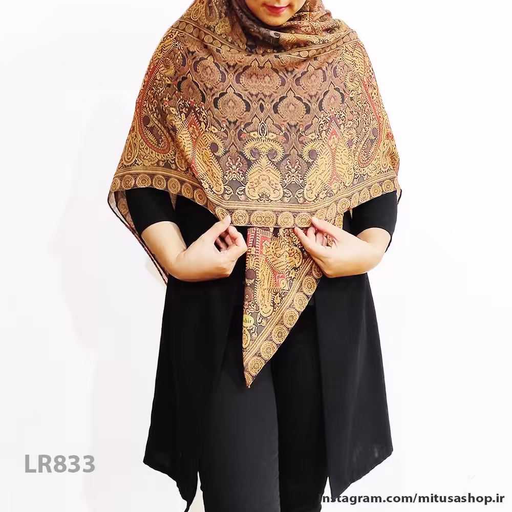 روسری نخی کد LR833