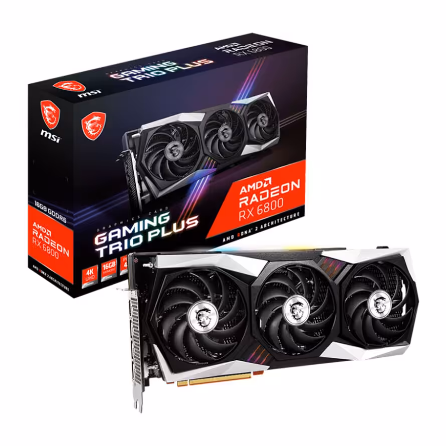 کارت گرافیک ام اس آی Radeon RX 6800 GAMING TRIO PLUS 16G