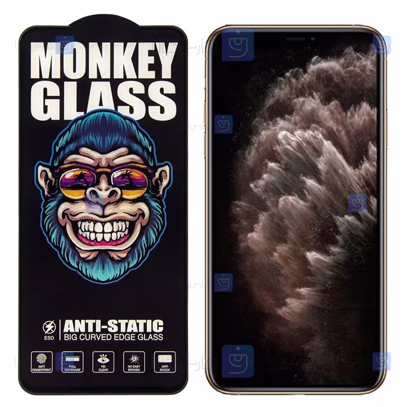 خرید گلس گوشی Apple iPhone 11 Pro مدل Monkey Anti Static