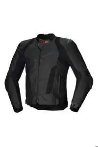 کاپشن موتورسوار مشکی مردانه موشک V3 جریان هوا از چرم محافظت شده با موتور سیکلت سیاه Alpinestars