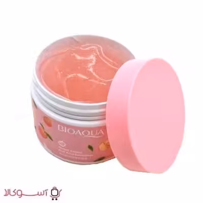ماسک و اسکراب صورت بیوآکوا مدل peach extract وزن 140 گرم