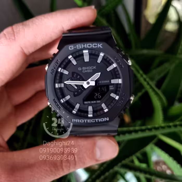 ساعت جی شاک مدل GA-2100-1A
(جیشاک GShock)بالاترین کیفیت. تمام فول تنظیم اتوماتیک با پایتخت کشورها ،اتولایت اتوماتیک