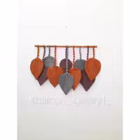 دیوارکوب برگ مکرومه پهن برند خاتون