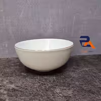 کاسه آبگوشت خوری لورین چینی لبه طلایی دیپلمات اصفهان درجه یک دست 6 عددی 