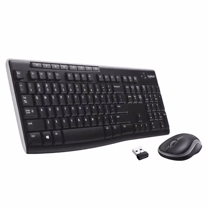 کیبورد و ماوس بی‌سیم لاجیتک مدل MK270Logitech MK270 Wireless Keyboard and Mouse Combo