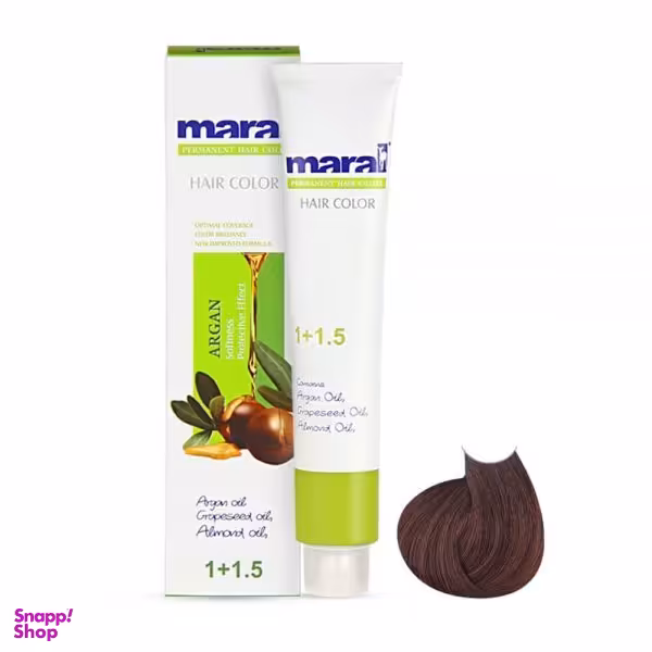 رنگ مو مارال (Maral) شماره 5.85 رنگ قهوه ای نسکافه ای روشن حجم 100 میلیلیتر