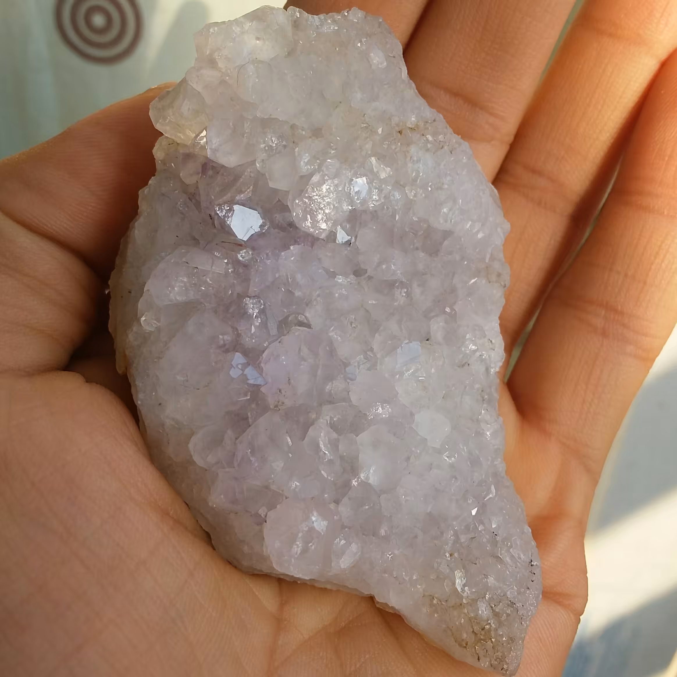 سنگ راف آمتیس تخته ای بلور درشت محشر بسیار زیبا دیدنی کاملا طبیعی شاهکار خلقت خا اا اص و بینظیر 