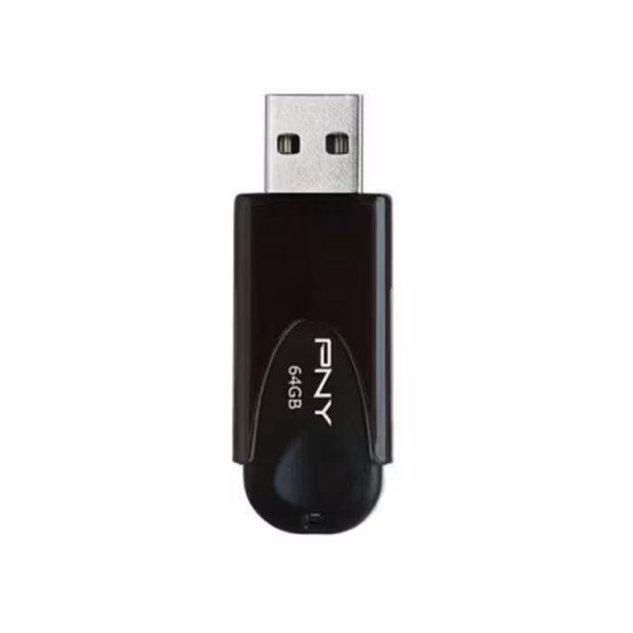 فلش مموری پی ان وای USB 2.0 Attache 4 ظرفیت 64 گیگابایت