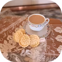 کوکی کره ای خونگی شمسه میان وعده سالم تنقلات سالم بدون جوش شیرین