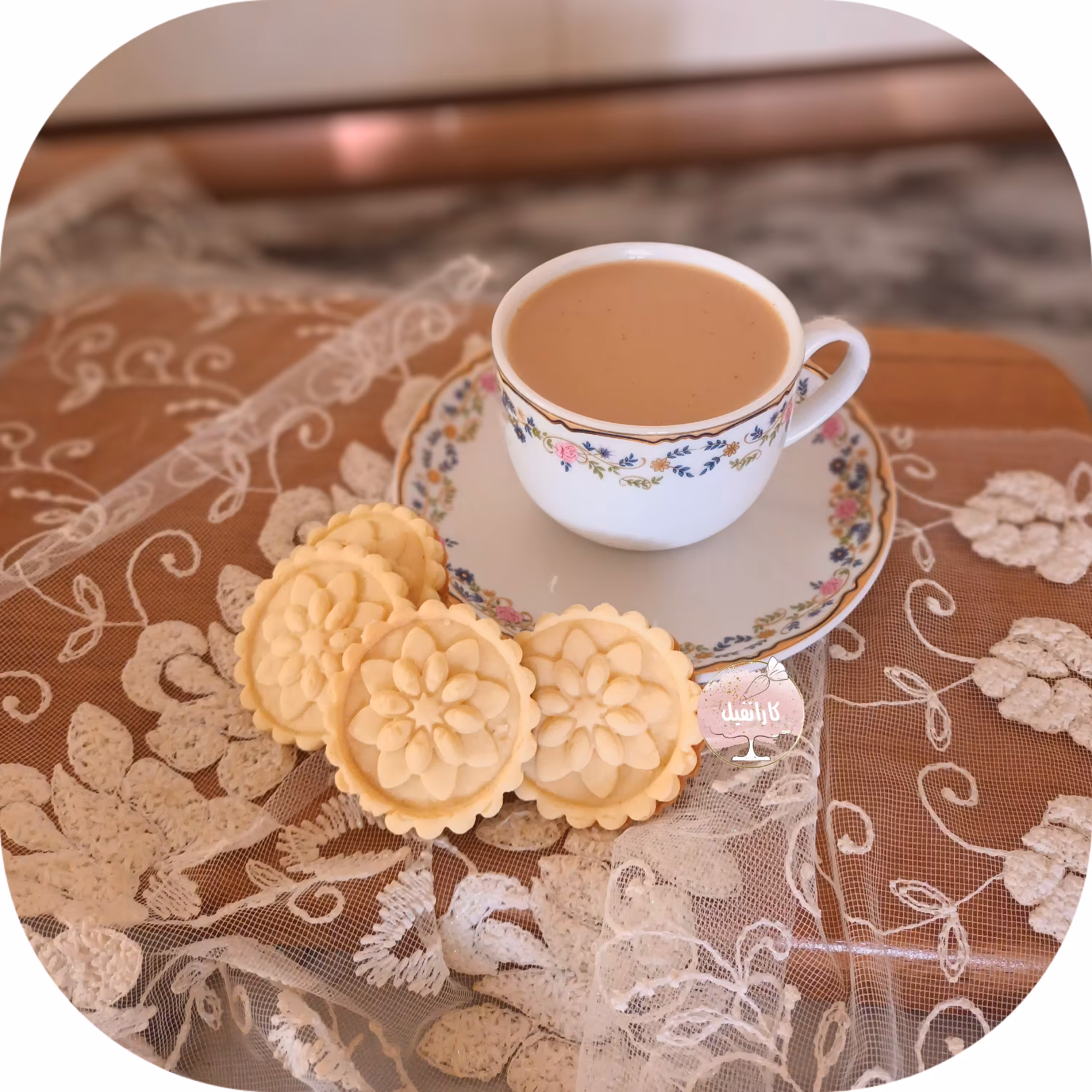 کوکی کره ای خونگی شمسه میان وعده سالم تنقلات سالم بدون جوش شیرین