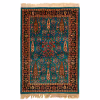 فرش دستباف دو نیم متری مدل باغ بهشت کد 410607