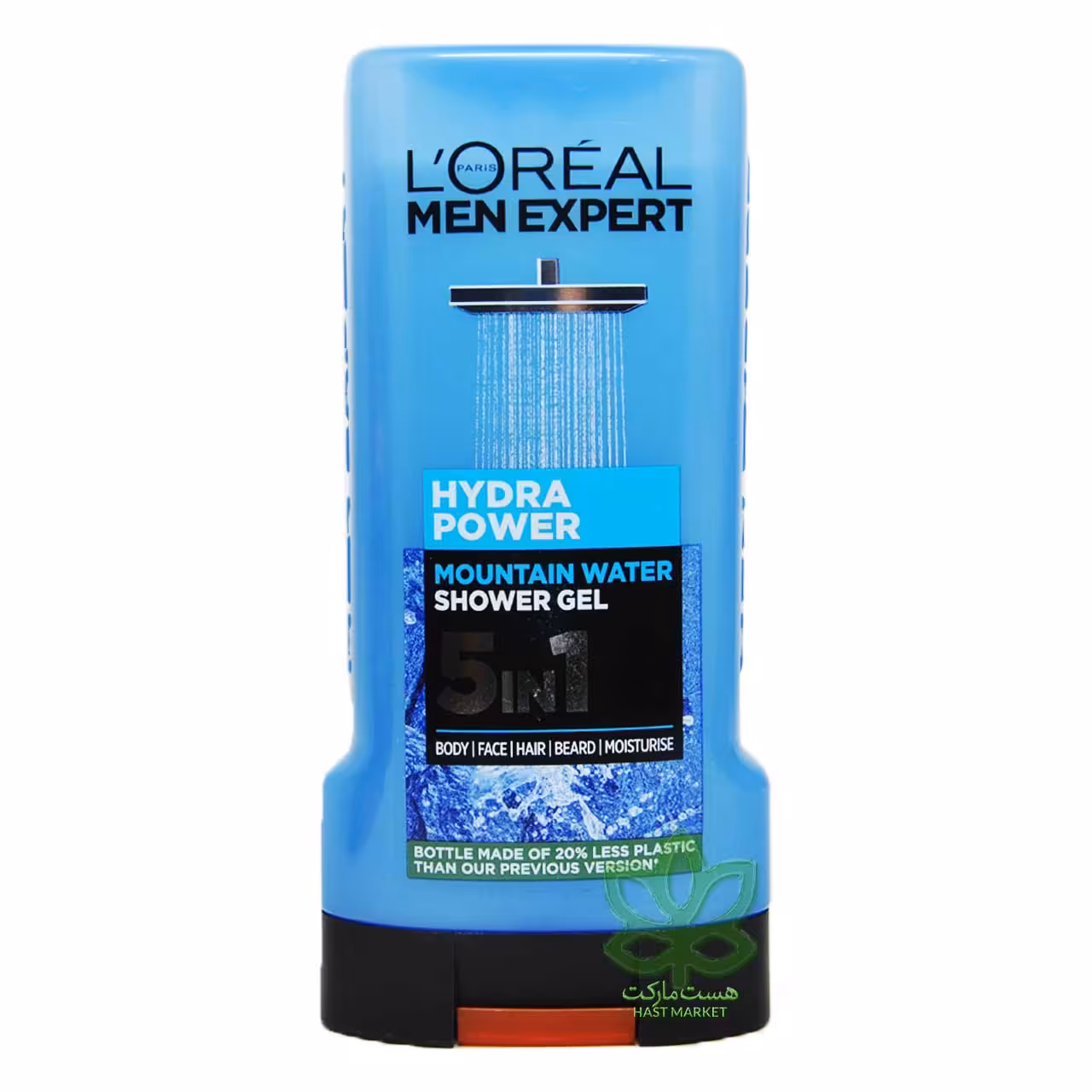 شامپو سر ، بدن و صورت آقایان ماونتین واتر 300 میل هیدرا پاور لورآل - loreal