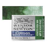 قرص تک رنگ آبرنگ کاتمن Hookers Green Dark winsor 312