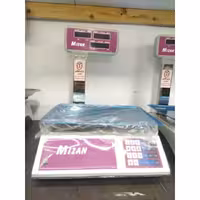 ترازو فروشگاهی خانگی علمکدار میزان (Mizan) 40 کیلویی با علامت استاندارد