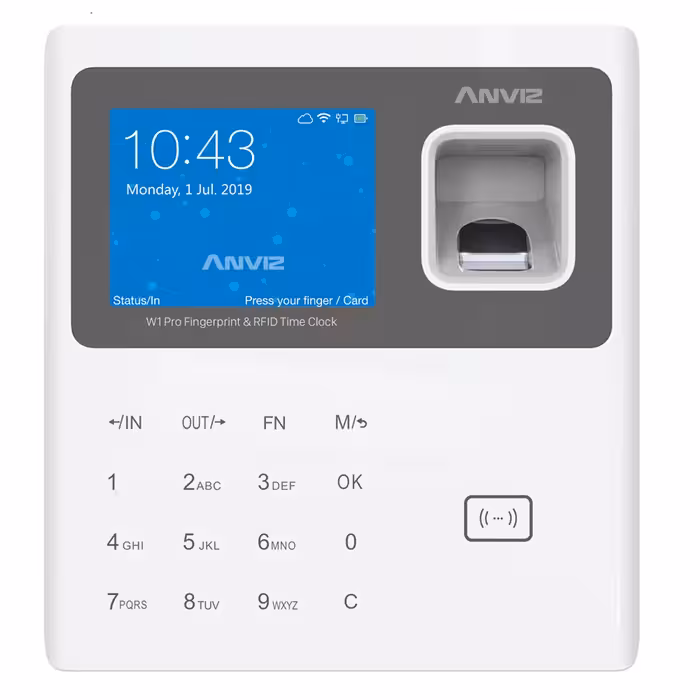 دستگاه حضور و غیاب انویز مدل W1