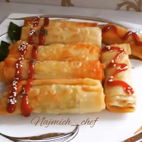 ** فینگرفود اسپرینگ رول گوشت و قارچ** 15 عدد .