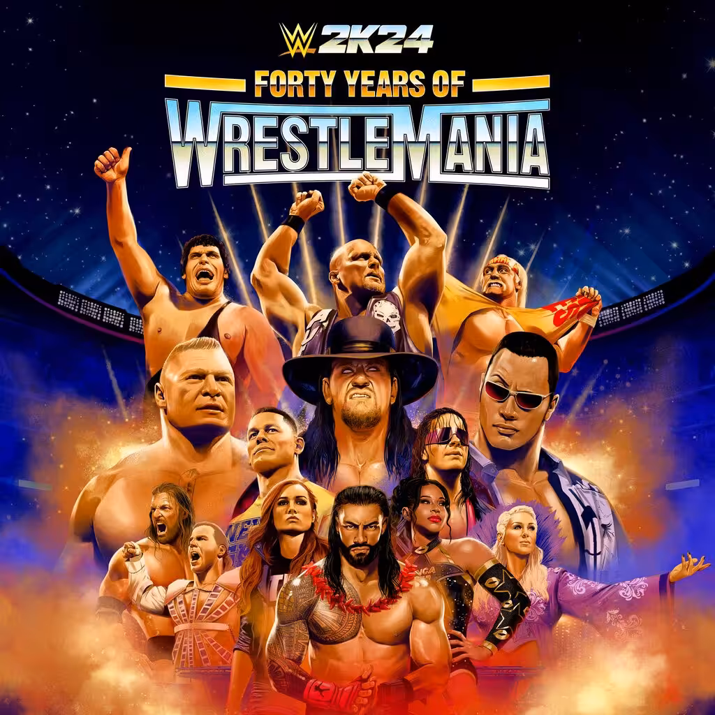 خرید بازی WWE 2K24 Forty Years of WrestleMania اکانت قانونی PS5 با بهترین قیمت