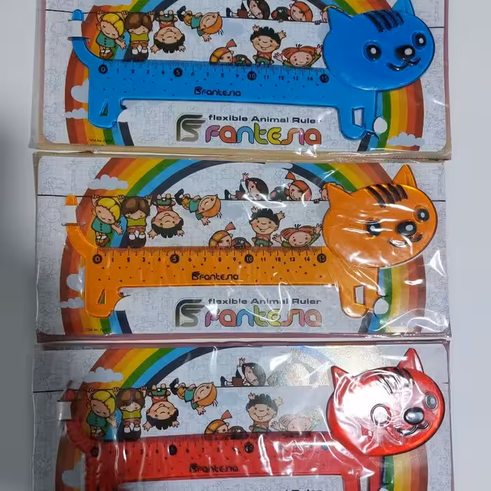 خط کش 15 سانتی متر طرح گربه آساناپخش 