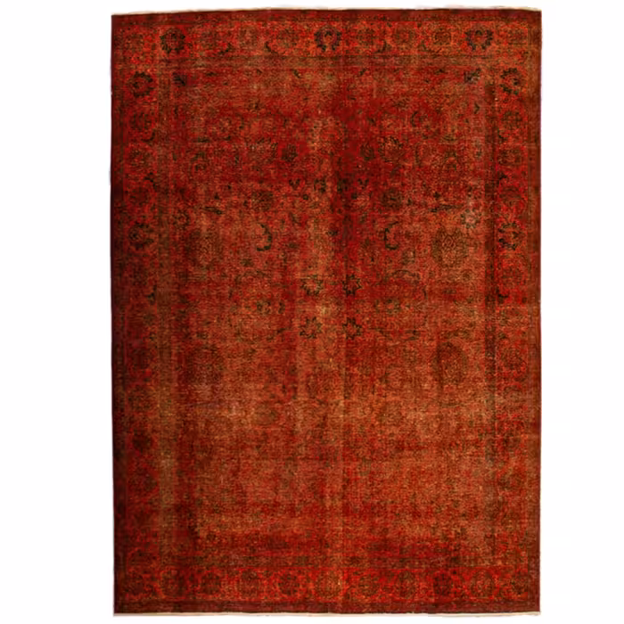 فرش دستبافت رنگ شده سیزده متری کد 9805101