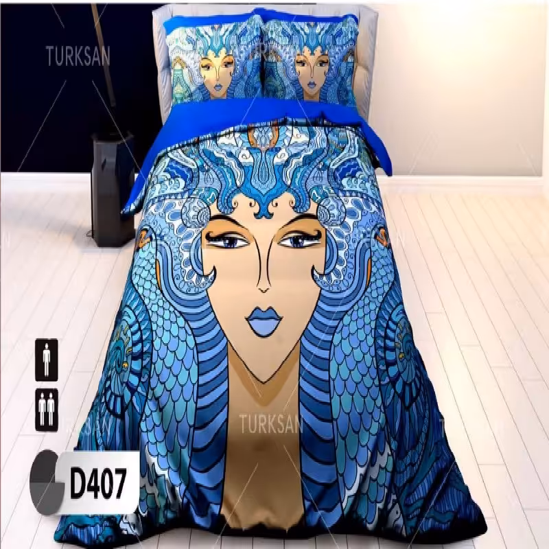 سرویس روتختی ترکسان کد D-407 دونفره 6 تکه