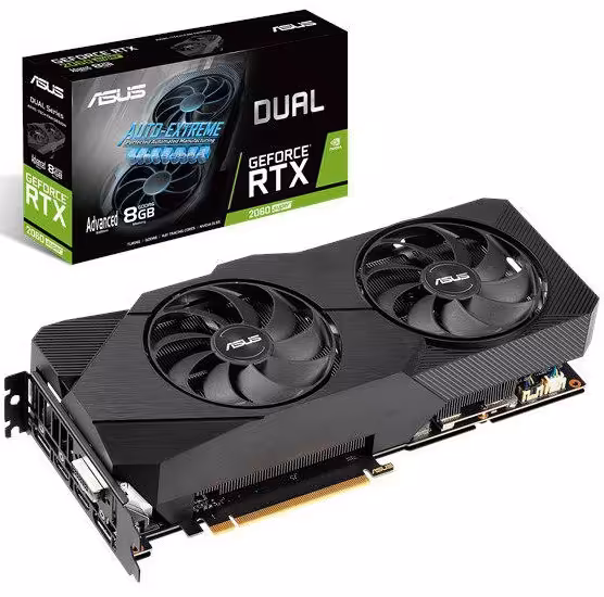 کارت گرافیک ایسوس مدل دوآل آر تی ایکس 2060 اس ادونس ادیشن اوو با حافظه 8 گیگابایت