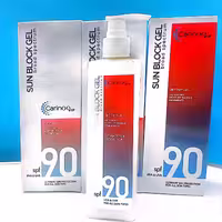 ضدآفتاب بدون رنگ کارینو 250 میل اماراتی spf90 با کیفیت عالی پس کرایه 