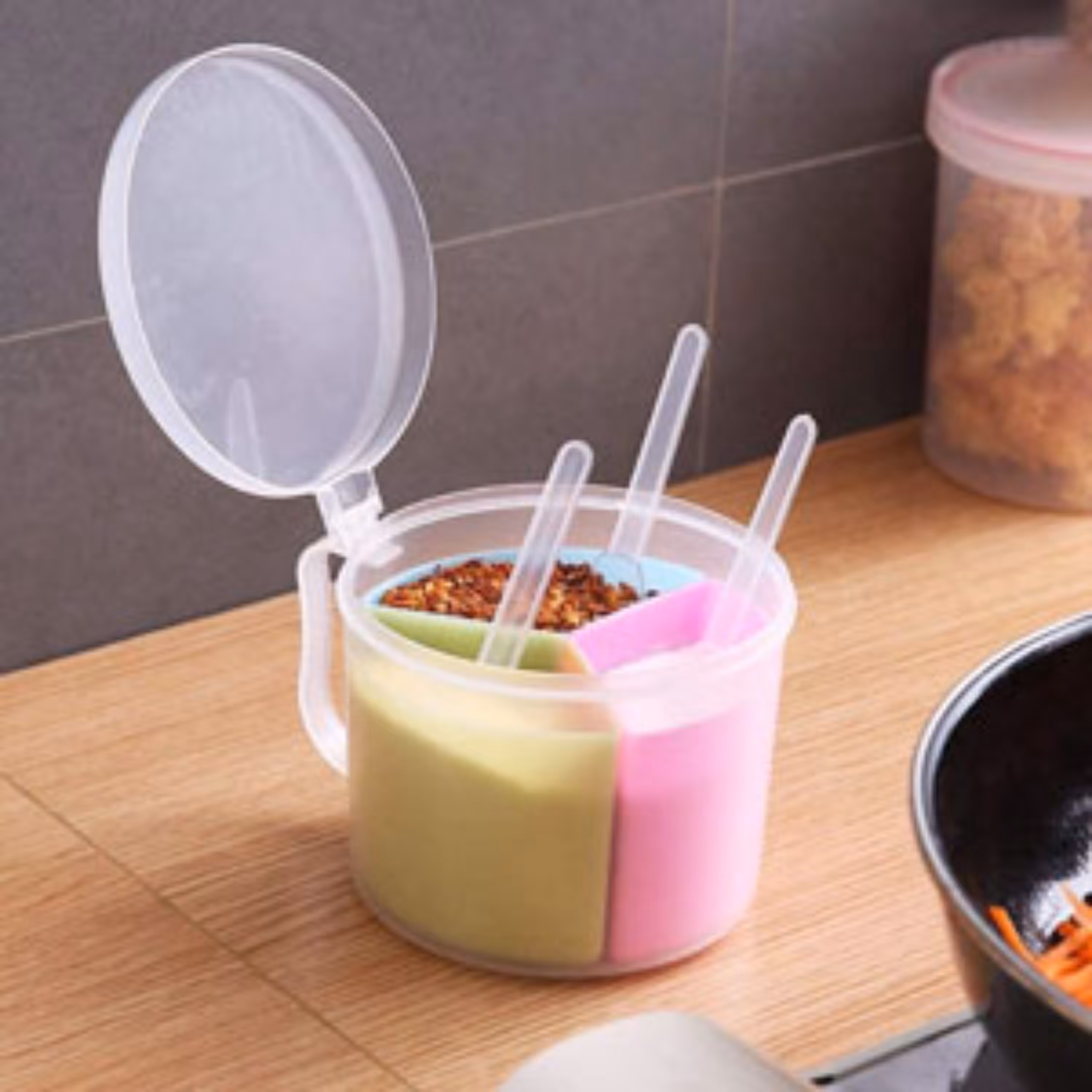 جا ادویه سه تایی دسته دار