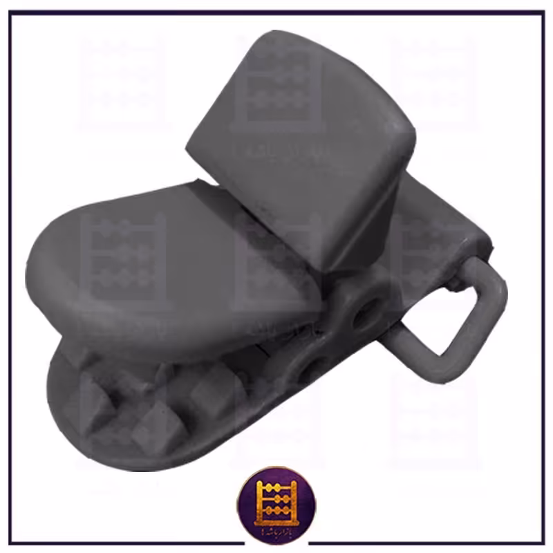 گیره ساسبند پلاستیکی ، ساس بند طول 2 سانت رنگ خاکستری