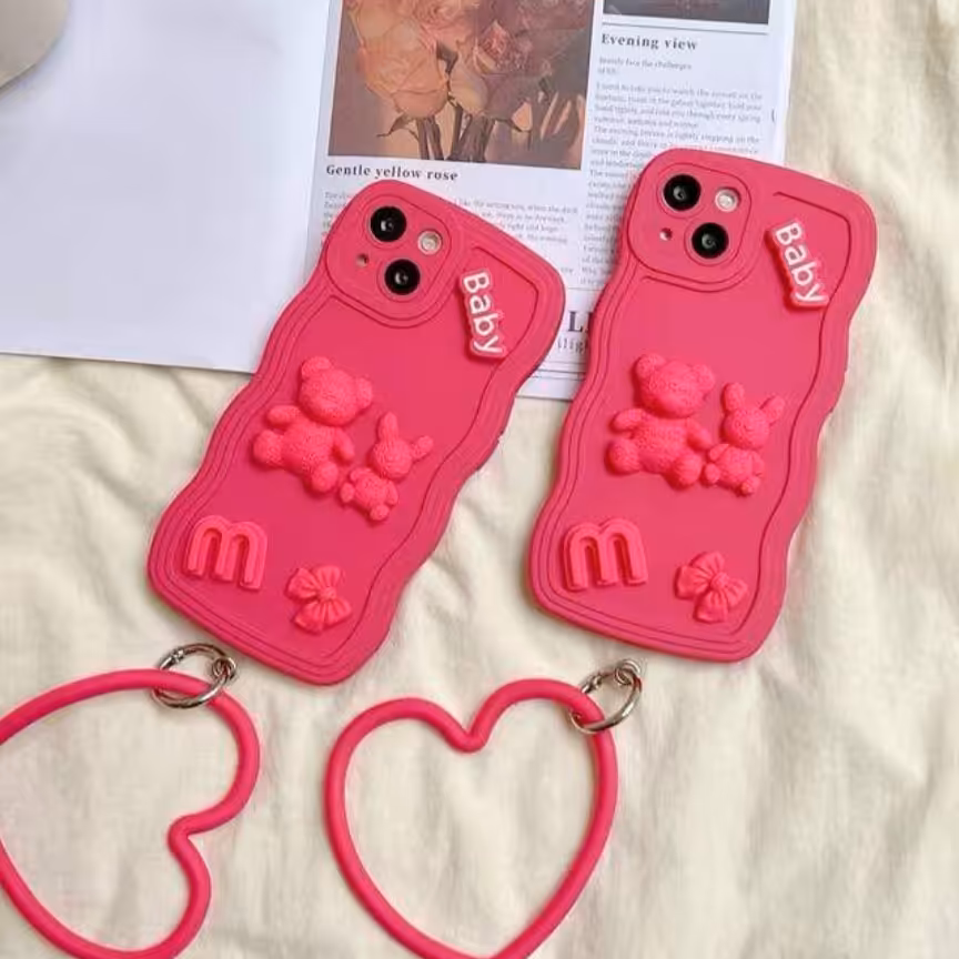 کاور مدل آیفون  بی بی صورتی