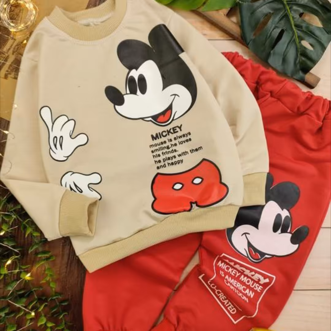 بلوز و شلوار اسپرت mickey(کد 4767)