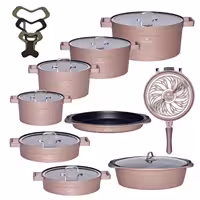 سرویس قابلمه چدن 21 پارچه راکلند مدل تمیس RE2200