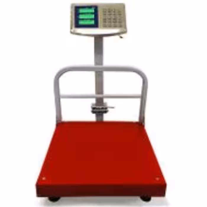 باسکول 300 کیلوگرمی سه نمایشگر تاشو دیجیتال کمری 