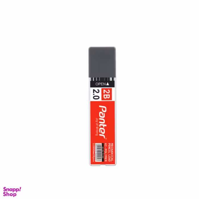 نوک اتود مشکی 0.2 میلی متری پنتر مدل HI-POLYMER سایز 2B