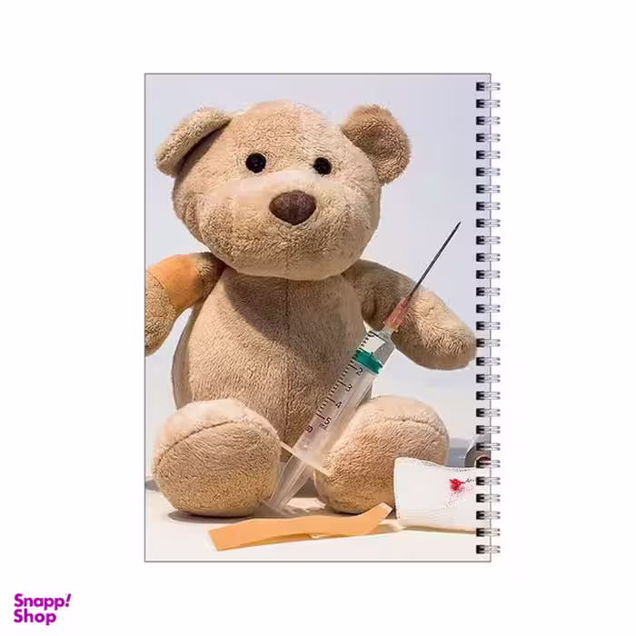دفتر مشق 80 برگ بامبیلیپ طرح خرس دکتر کد 0183297