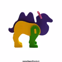 پازل فومی سه بعدی طرح شتر 