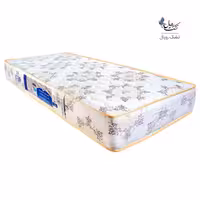تشک طبی فنری رویال مدل پرنیان تک نفره سایز 200 در 90 سانتی متر صادراتی طرح فرش