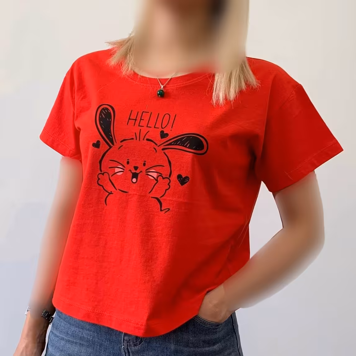 کراپ زنانه هلو بانی