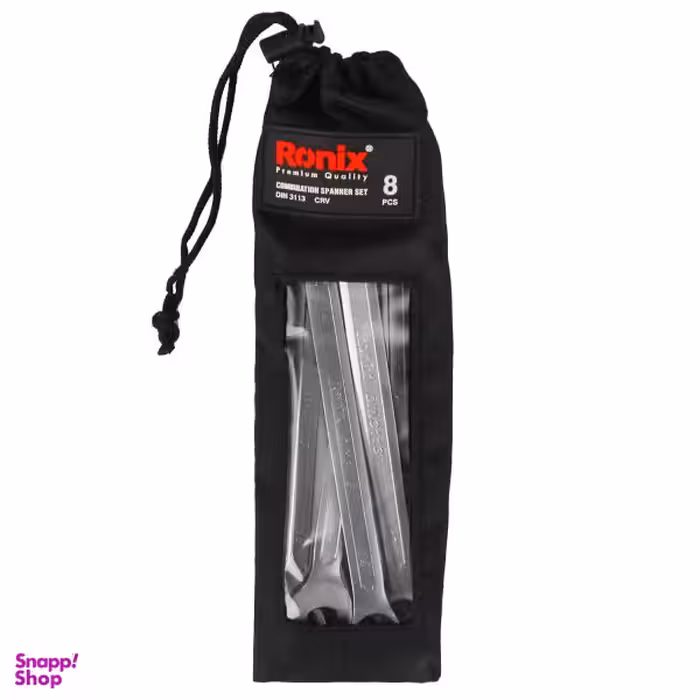 مجموعه 8 عددی آچار یکسرتخت-یکسررینگ رونیکس مدل RH-2101