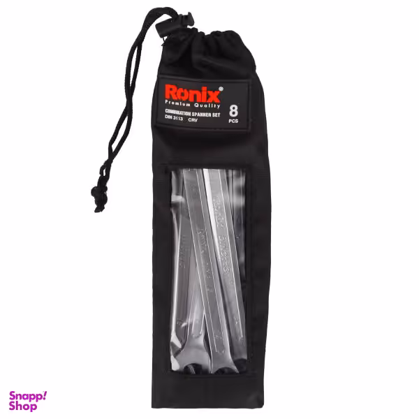 مجموعه 8 عددی آچار یکسرتخت-یکسررینگ رونیکس مدل RH-2101